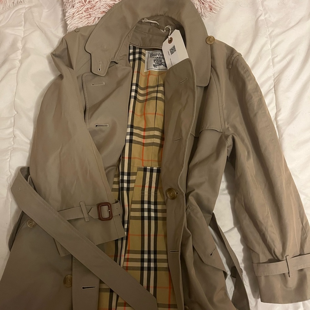 Vintage Burberry Long Trench Coat